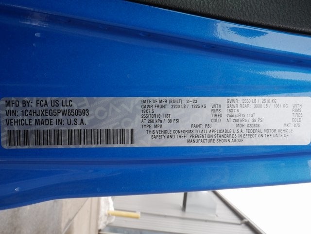 2023 Jeep Wrangler Sahara