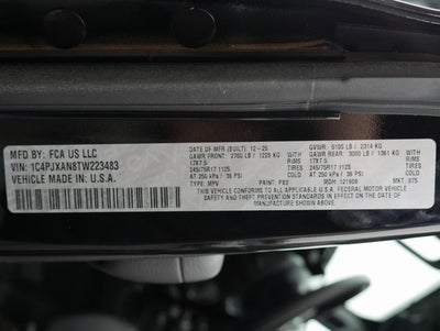 2026 Jeep Wrangler Sport