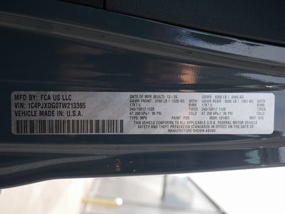 2026 Jeep Wrangler Sport S