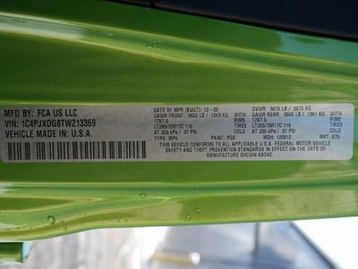 2026 Jeep Wrangler Willys