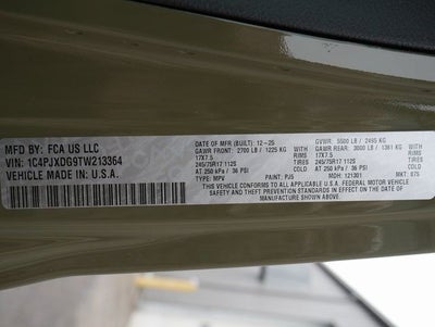 2026 Jeep Wrangler Sport S