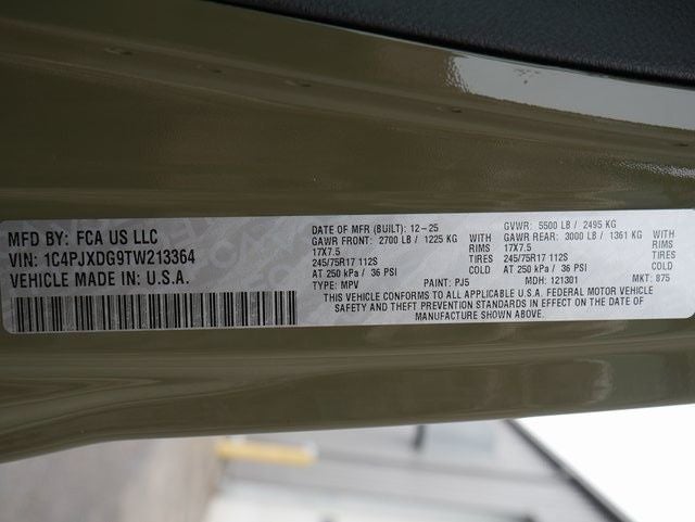 2026 Jeep Wrangler Sport S