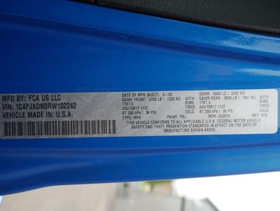 2024 Jeep Wrangler Sport S