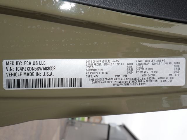 2025 Jeep Wrangler Sport S