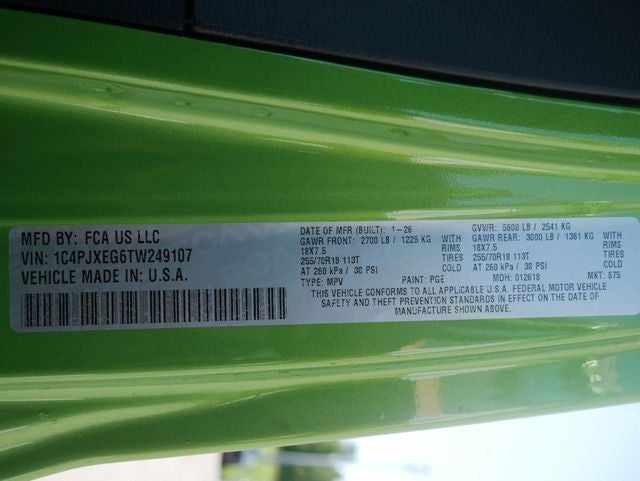 2026 Jeep Wrangler Sahara