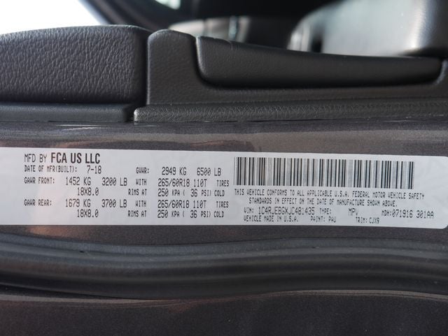 2018 Jeep Grand Cherokee Limited