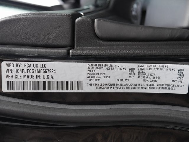 2021 Jeep Grand Cherokee High Altitude