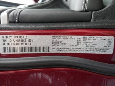 2026 Jeep Grand Cherokee Limited Reserve