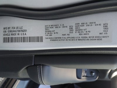 2025 Jeep Grand Cherokee L Altitude X