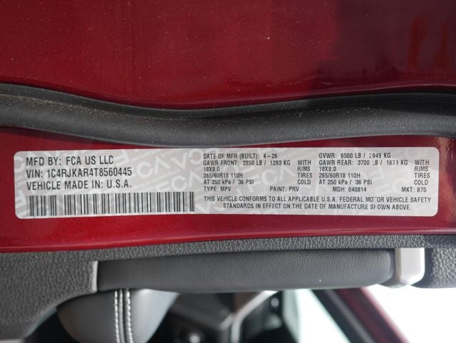 2026 Jeep Grand Cherokee Altitude