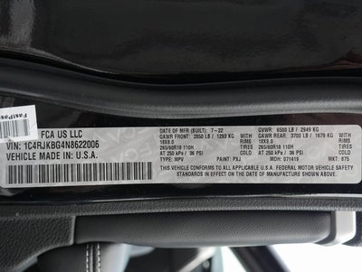 2022 Jeep Grand Cherokee L Limited