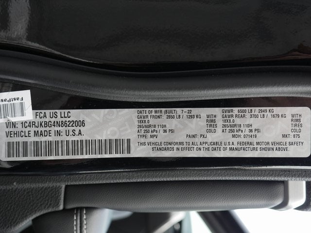 2022 Jeep Grand Cherokee L Limited