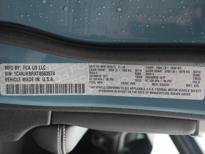 2026 Jeep Grand Cherokee L Limited