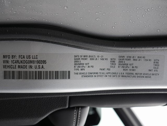 2021 Jeep Grand Cherokee L Overland