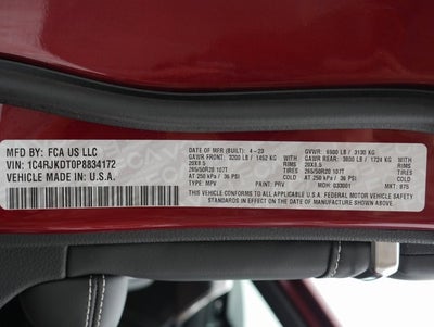 2023 Jeep Grand Cherokee L Overland