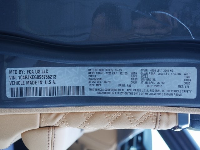 2025 Jeep Grand Cherokee L Summit