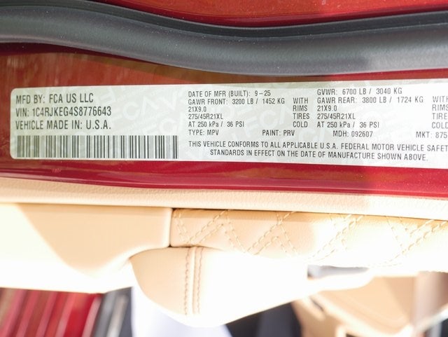 2025 Jeep Grand Cherokee L Summit