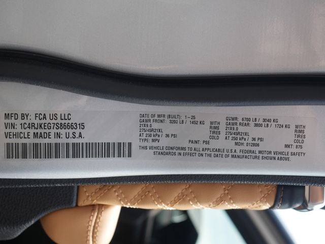2025 Jeep Grand Cherokee L Summit