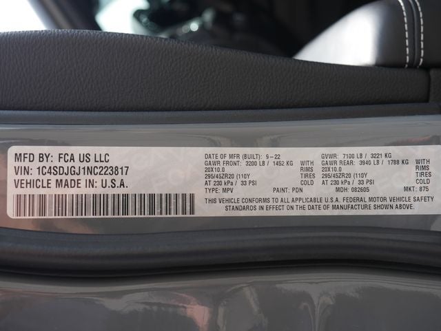 2022 Dodge Durango SRT 392