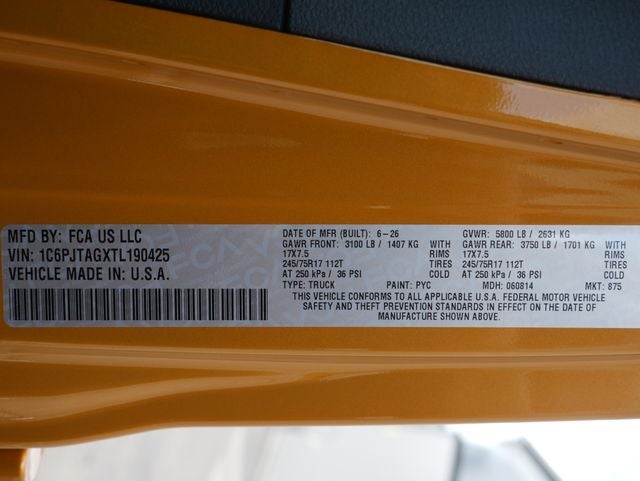 2026 Jeep Gladiator Sport S