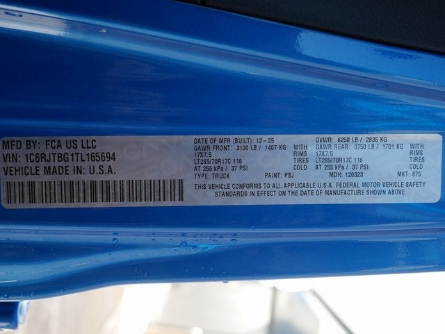 2026 Jeep Gladiator Rubicon X