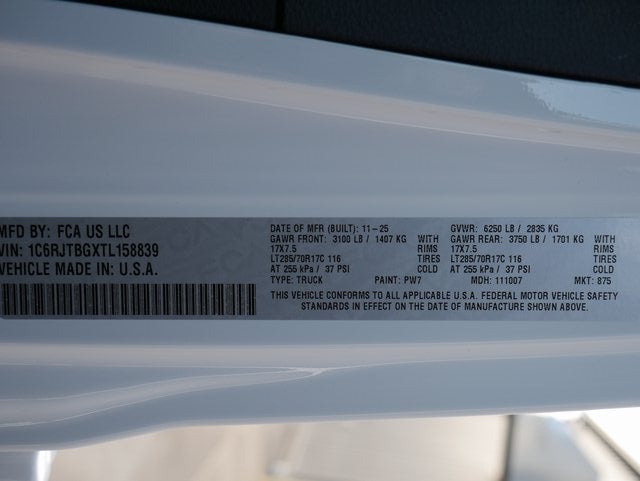 2026 Jeep Gladiator Rubicon