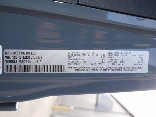 2026 Jeep Gladiator Mojave X