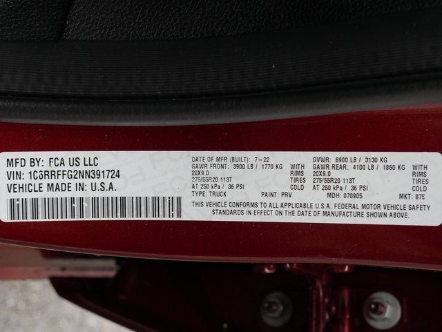 2022 RAM 1500 Big Horn/Lone Star