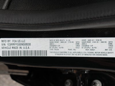 2025 RAM 1500 Big Horn/Lone Star Night Edition