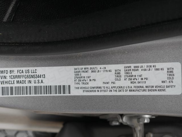 2025 RAM 1500 Big Horn/Lone Star