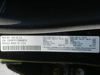2025 RAM 1500 Big Horn/Lone Star Night Edition