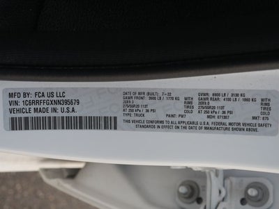 2022 RAM 1500 Big Horn/Lone Star Night Edition