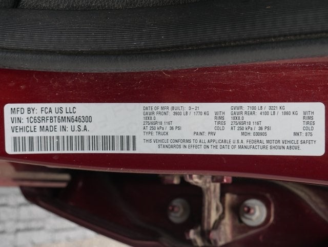 2021 RAM 1500 Big Horn/Lone Star