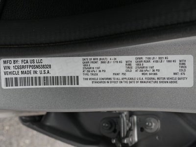 2025 RAM 1500 Big Horn/Lone Star