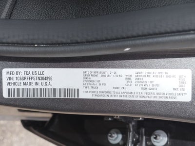 2026 RAM 1500 Big Horn/Lone Star Night Edition