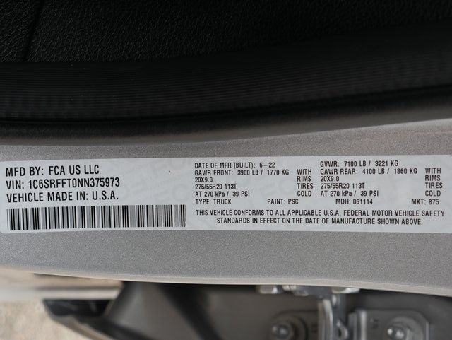 2022 RAM 1500 Big Horn/Lone Star