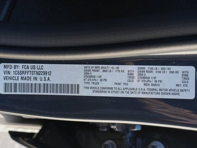 2026 RAM 1500 Big Horn/Lone Star Night Edition