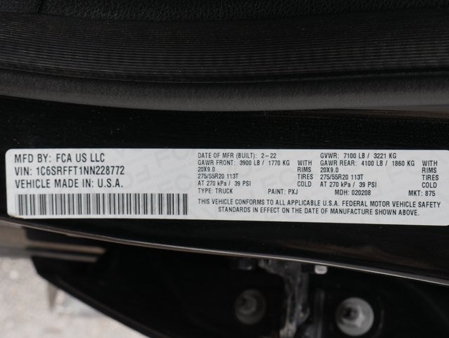 2022 RAM 1500 Big Horn/Lone Star Night Edition