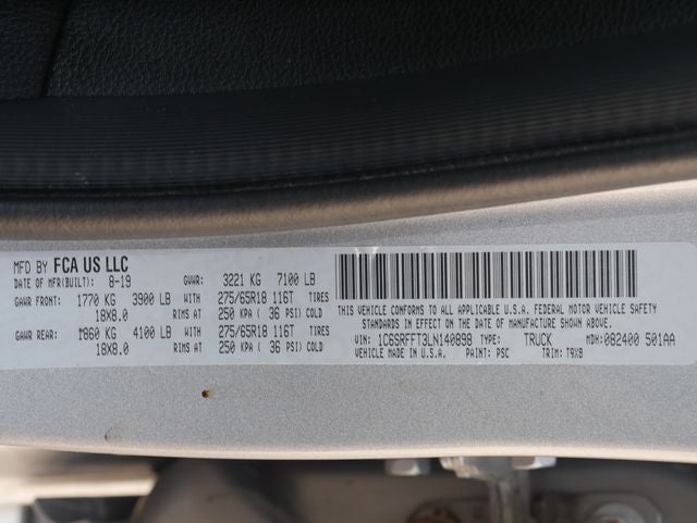 2020 RAM 1500 Big Horn/Lone Star