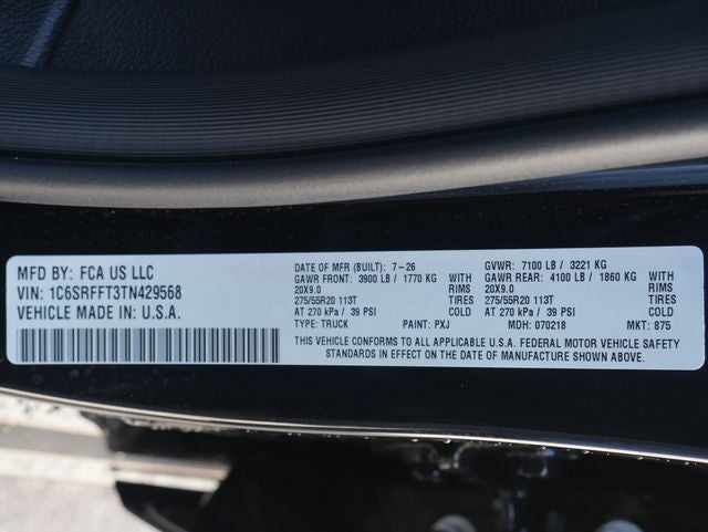 2026 RAM 1500 Big Horn/Lone Star Night Edition