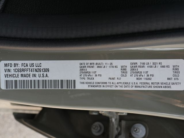 2026 RAM 1500 Big Horn/Lone Star Night Edition
