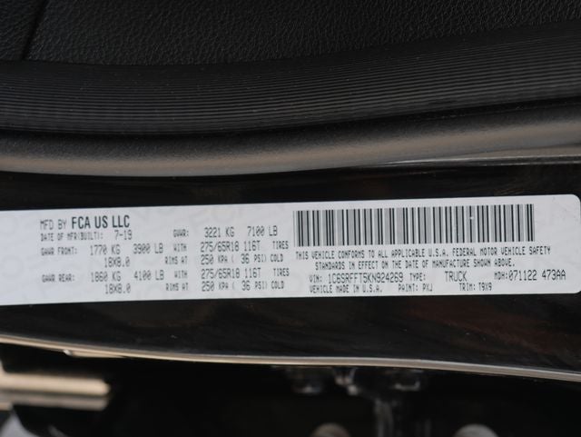 2019 RAM 1500 Big Horn/Lone Star