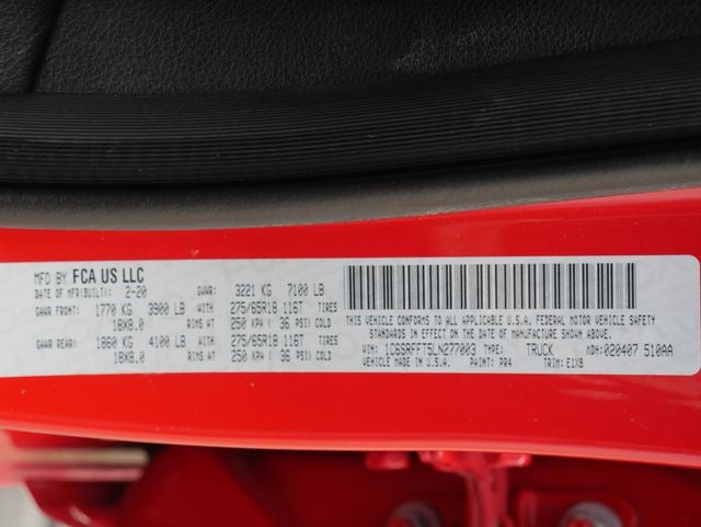 2020 RAM 1500 Big Horn/Lone Star