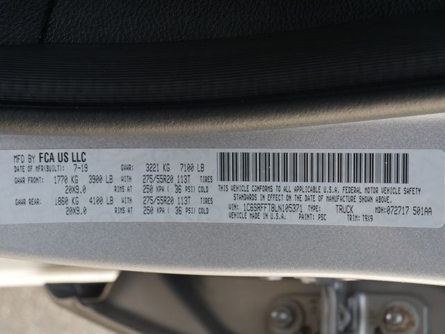 2020 RAM 1500 Big Horn/Lone Star Night Edition
