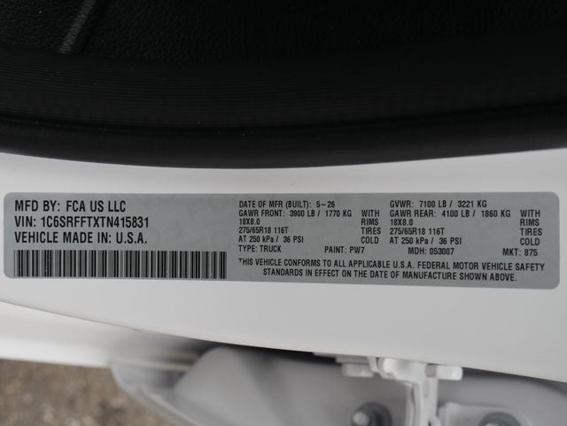 2026 RAM Ram 1500 Big Horn/Lone Star