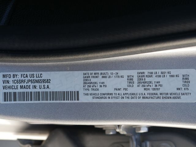 2025 RAM 1500 Laramie Night Edition