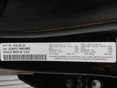 2022 RAM 1500 Laramie Night Edition