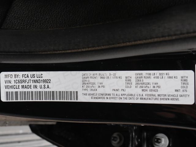 2022 RAM 1500 Laramie Night Edition