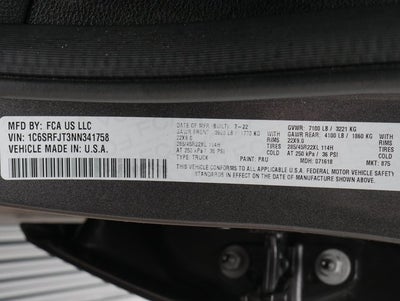 2022 RAM 1500 Laramie Night Edition