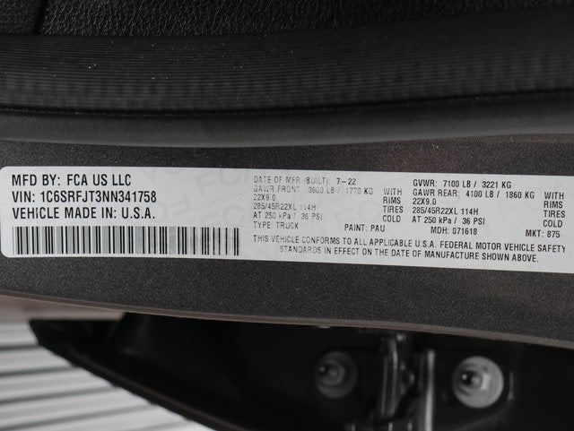 2022 RAM 1500 Laramie Night Edition